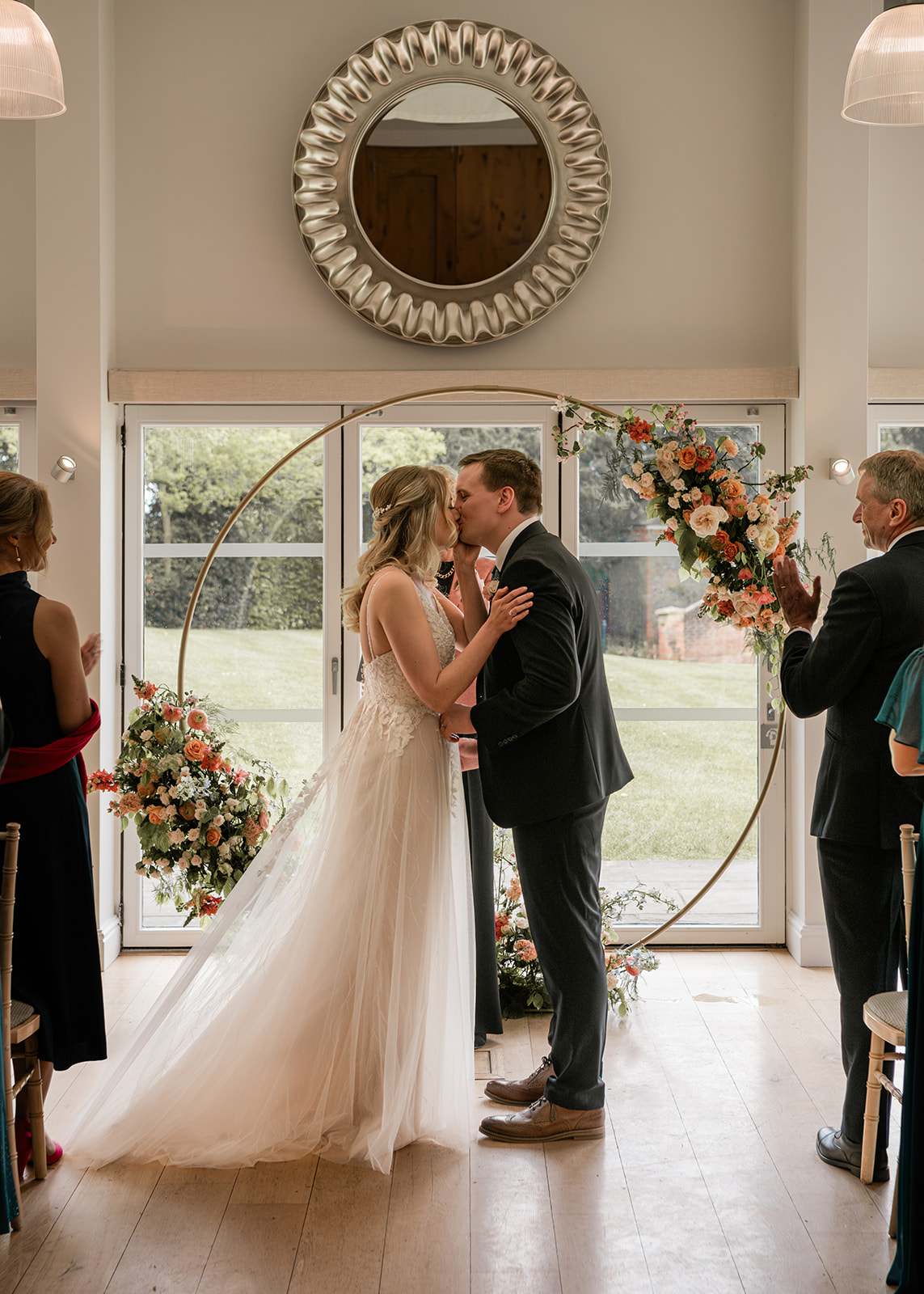 bride and groom wedding ceremony